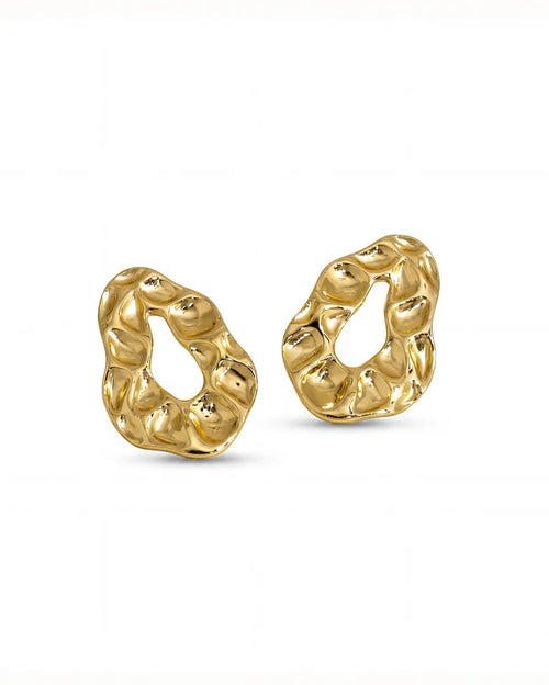 Brilliance Stud Earrings 18K Gold Plating on Premium Sterling Silver by Frequency Paris Ibiza. The perfect gift for her. 