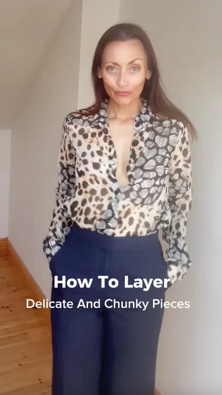 Styling Tips from Frequency Paris-Ibiza. How to Layer Delicate and Chunky Pieces.