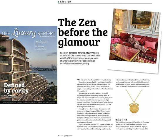 Sunbeam Gold Pendant Necklace 18K gold plated statement jewellery featured in The Luxury Report luxury accessories